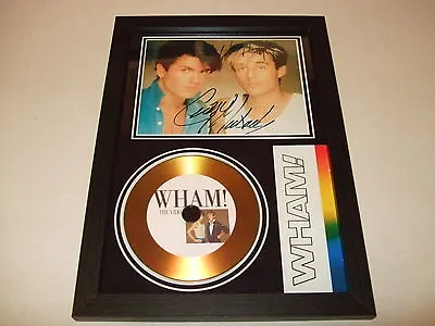 £13.29 • Buy GEORGE MICHAEL    ( WHAM  )  SIGNED  GOLD CD  DISC     Wham 