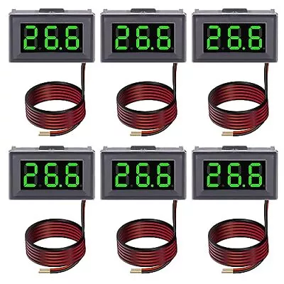 6pcs 2 Wire Green Dc 4.530v 0.56  Led Panel Digital Display Voltage Meter Mini D • $26.81