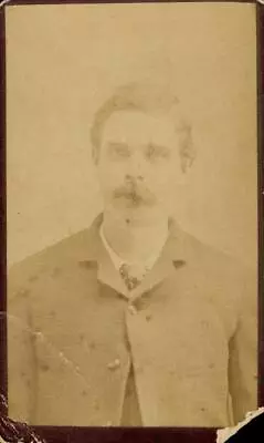 Vintage CDV Photo  Man A.H. Plecker Lynchburg VA • $1.95