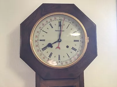 Station Master Hanging Wall Clock Working. • $85