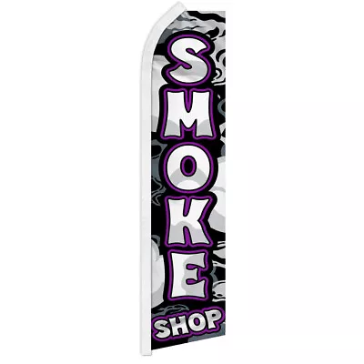 Smoke Shop Swooper Feather Flutter Advertising Flag Vape CBD Cigars • $18.95