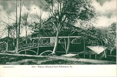 Vintage Postcard Theater Olympia Park McKeesport Pennsylvania PA A9 • $4.99