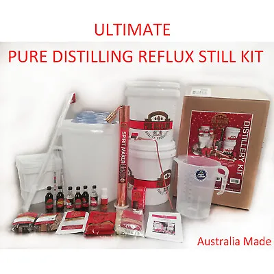 New PURE DISTILLING Ultimate Reflux Still Kit With Choice Of 30L/35L/65L Boiler • $514.24