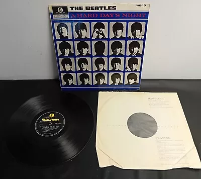 The Beatles - A Hard Day's Night PMC1230 1964 LP 12  Vinyl Record Album • £9.99