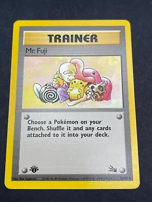 Pokemon Fossil 1st Edition Mr. Fuji 58/62 5655 • $1.95