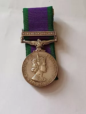 Campaign Service Medal.northern Ireland Bar.royal Highland Fusiliers. • £105