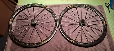 Mavic Cosmic Carbone Ultimate Bicycle WHEELSET Excellent Condition • $850