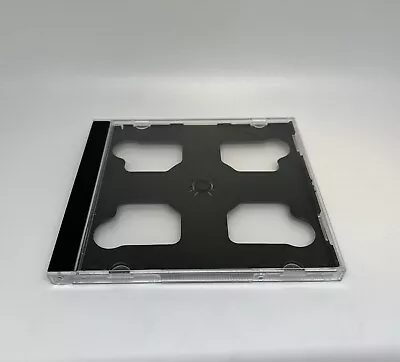 10 Pcs 10.4mm Super Slim 3 Cd/dvd Jewel Case Box Black Tray Pps-ms-3cdbt -ftb • $12.99