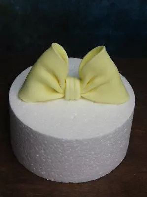 Edible Handmade LARGE BOW Fondant Cake Topper ANY COLOUR • £20.99