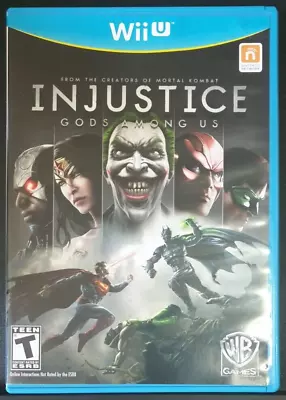 Injustice: Gods Among Us (Nintendo WiiU Wii U) NTSC-U/C Complete • $12.99