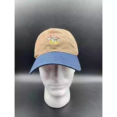 Mushroom Dad Hat Mens Adjustable Brown Concept One Accessories Stitched NWT • $9.49