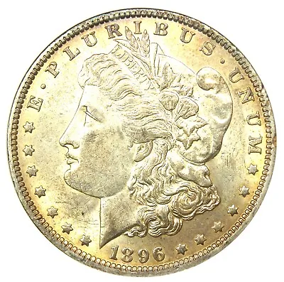 1896-O Morgan Silver Dollar $1. Certified ANACS AU55 - Rare Date - Near MS / UNC • $403.75