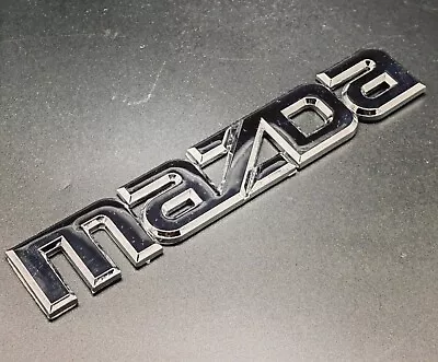 3D MAZDA Chrome Badge Emblem Miata Mazda 2 3 5 6 RX7 RX8 MAZDA New • $14.96