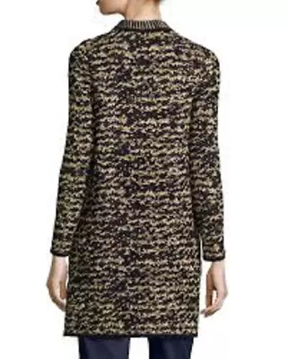 $1259.95 • Buy M Missoni Women's Knit Tweed Topper Coat Gold 38 (US 2)
