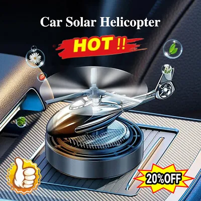 Aircraft Car Aromatherapy Solar Energy Air Freshener Perfume Diffuser Ornaments • $14.91