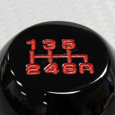 $8.99 • Buy Black 6-Speed Type-R Manual Aluminum Transmission Shift Shifter Knob Universal