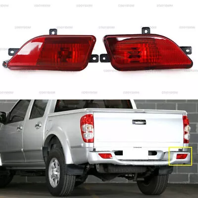 Pair Rear Bumper Fog Lights For Great Wall V200 V240 2009 2010-2015 Left+Right • $29