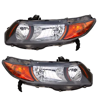 Front Headlights Pair Set For 06-09 Honda Civic Coupe (Manual) Left & Right • $129