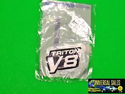 Triton V8 Ford F250 F350 F450 F550 Econoline Fender Emblem Decal New F7uz16720cb • $20