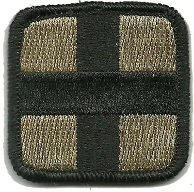 VELCRO® BRAND Fastener Morale Patch Medic Patches Cross Coyote Black • $5.95