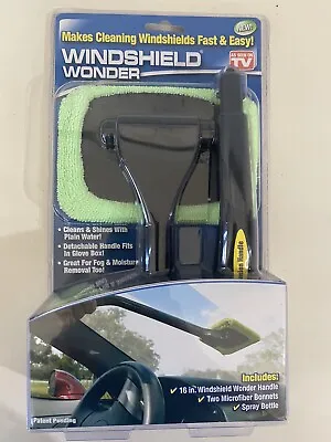 Windshield Wonder As Seen On TV Cleaning Tool With Microfiber Pads • $13