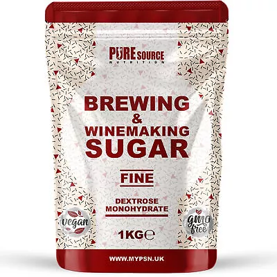 Brewing Sugar Home Brew Beer Wine Cider Turbo Spirit Alcohol Making 1KG Dextrose • £6.49