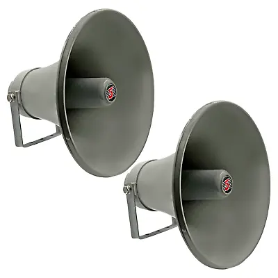 2x 5Core 12  PA Power Horn Outdoor Waterproof Circular Speaker Driver Siren 350W • $57.99