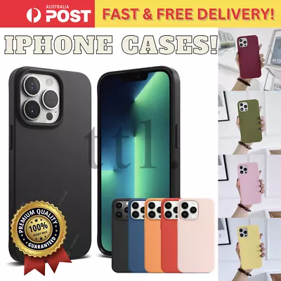 $7.95 • Buy Shockproof Case Silicone Cover For IPhone14 13 12 11 Mini Pro XS Max XR 7/8 Plus