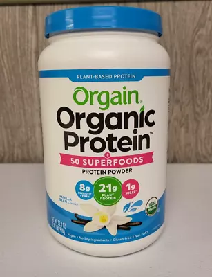 Orgain Organic Protein + Superfoods Protein Powder 2.02 Lbs. Vanilla Bean USDA • $26.70