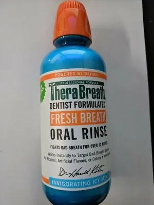 $19.99 • Buy TheraBreath Fresh Breath Oral Rinse, Ice Mint 16 Oz