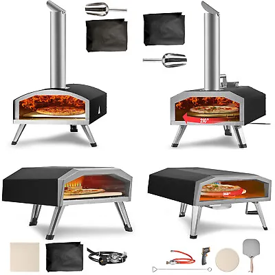 VEVOR 12 /13 /16  Outdoor Pizza Oven Portable Gas/Wood Pellet Pizza Oven BBQ • $119.99