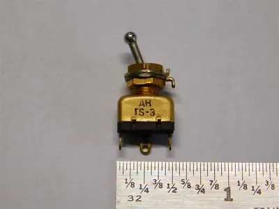 Mil-Spec Cooper Industries TS-3 AH / MS75028-23 SPDT Miniature Toggle Switch • $24.99