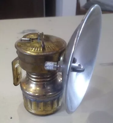 Vintage Butterfly Brand Brass Carbide Miners Lamp-Nice!! • $76.91