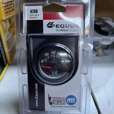 $22 • Buy Equus Voltmeter Gauge 6268; 6000 Series 8-18 Volts 2  Short Sweep Electric