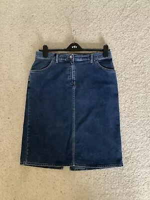 Marks And Spencer Denim Skirt Size 14 Brand New Without Tags • £15