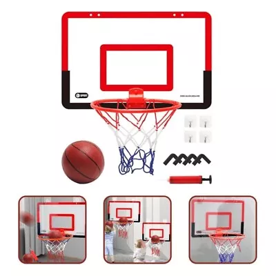 Mini Basketball Hoop Exercise Funny Game Home Office Over The Door Net Goal Wall • $15.99