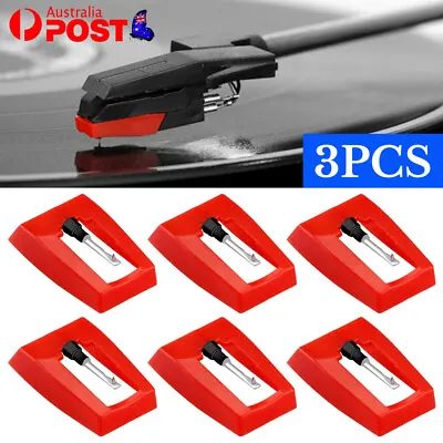$8.99 • Buy 3Pc Replacement Stylus Record Player Needle Parts For Turntable Phonograph Audio