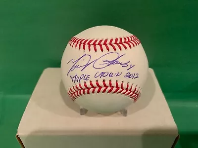 Miguel Cabrera Autographed Baseball -  Triple Crown 2012  Inscription (BAS) • $249.95