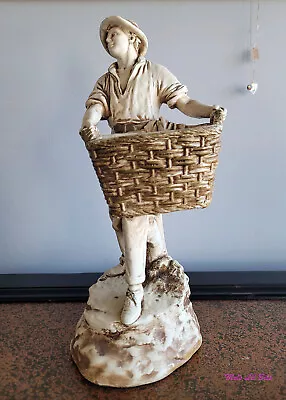 Isabelo Tampinco Reproduction Sculpture Man With A Bin Marwal Ind. Inc. Chalkwar • $63