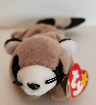 1995 RINGO THE RACCON Beanie Baby EXTREMELY RARE WITH TAG ERRORS PVC PELLETS • $5.96