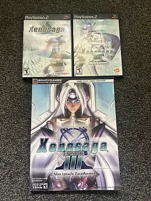 Xenosaga Ps2 Bundle Episode 1 & 3 & Strategy Guide • £300
