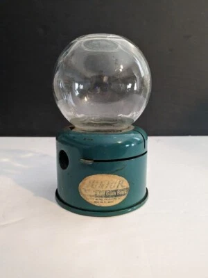 $35 • Buy Vintage 1 Cent Junior Venda-Bank Small Countertop Candy Gumball Vending Machine