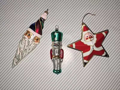 Vintage Large Tin Christmas Ornaments/3-1980s • $24.99