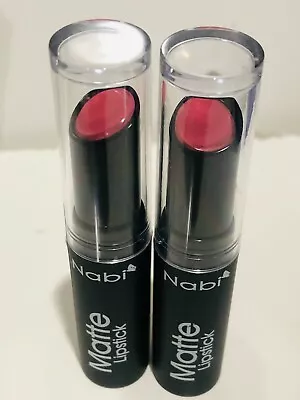 NABI Matte Lipstick MLS02 ROSE  2 PACK • $9.99