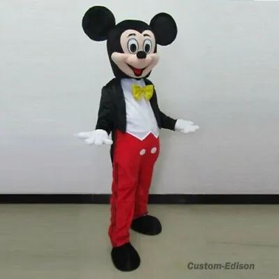 Hot Mickey Mouse Mascot Costume Adult Size Party Dress Suit Halloween • $79