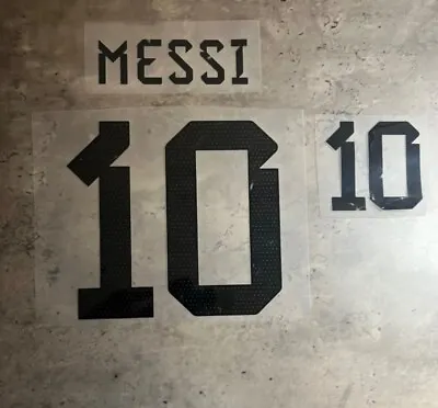 Argentina MESSI 10 Home KIDS/Childs Nameset Football World Cup Shirt 3 Stars • $11.14