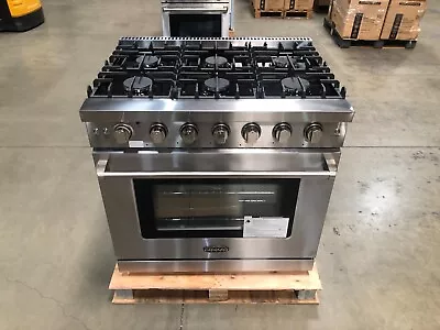 36 In. Gas Range 6 Burners Stainless Steel (OPEN BOX COSMETIC IMPERFECTIONS) • $1102.49