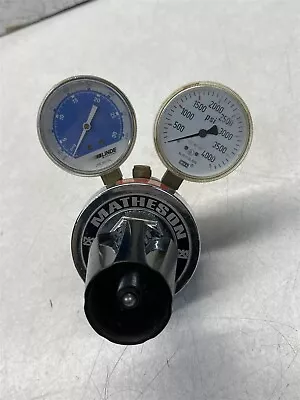 Matheson 8l-580 Gas Pressure Regulator With Two Gauges • $39.99