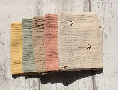£6.25 • Buy Muslin Face/Wash/Burp Cloth (5 Pack)
