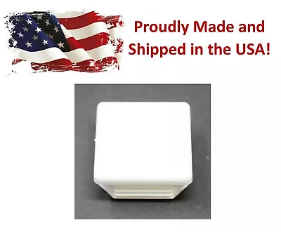 Universal Plastic 1-1/2 Inch White Square Tubing Cap Finishing Plug Chair Glide  • $6.99